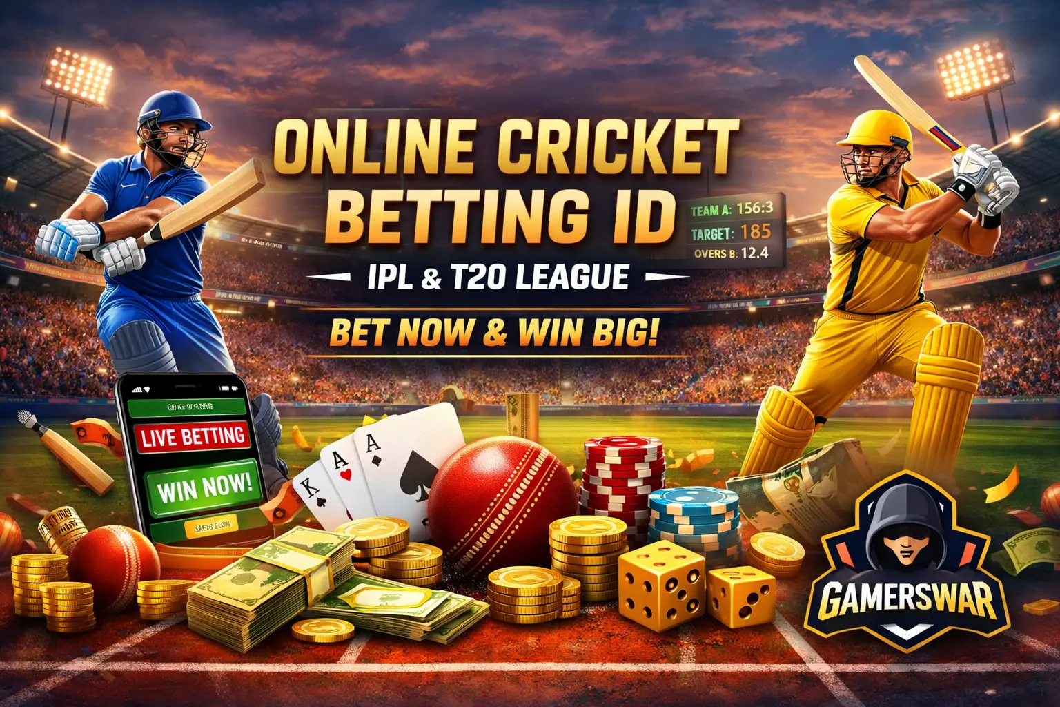online cricket betting id