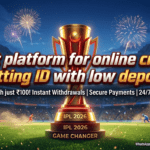 Best platform for online cricket betting ID with low deposit