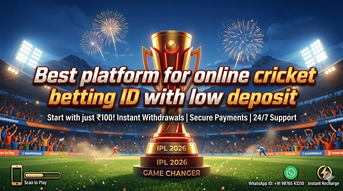 Best platform for online cricket betting ID with low deposit