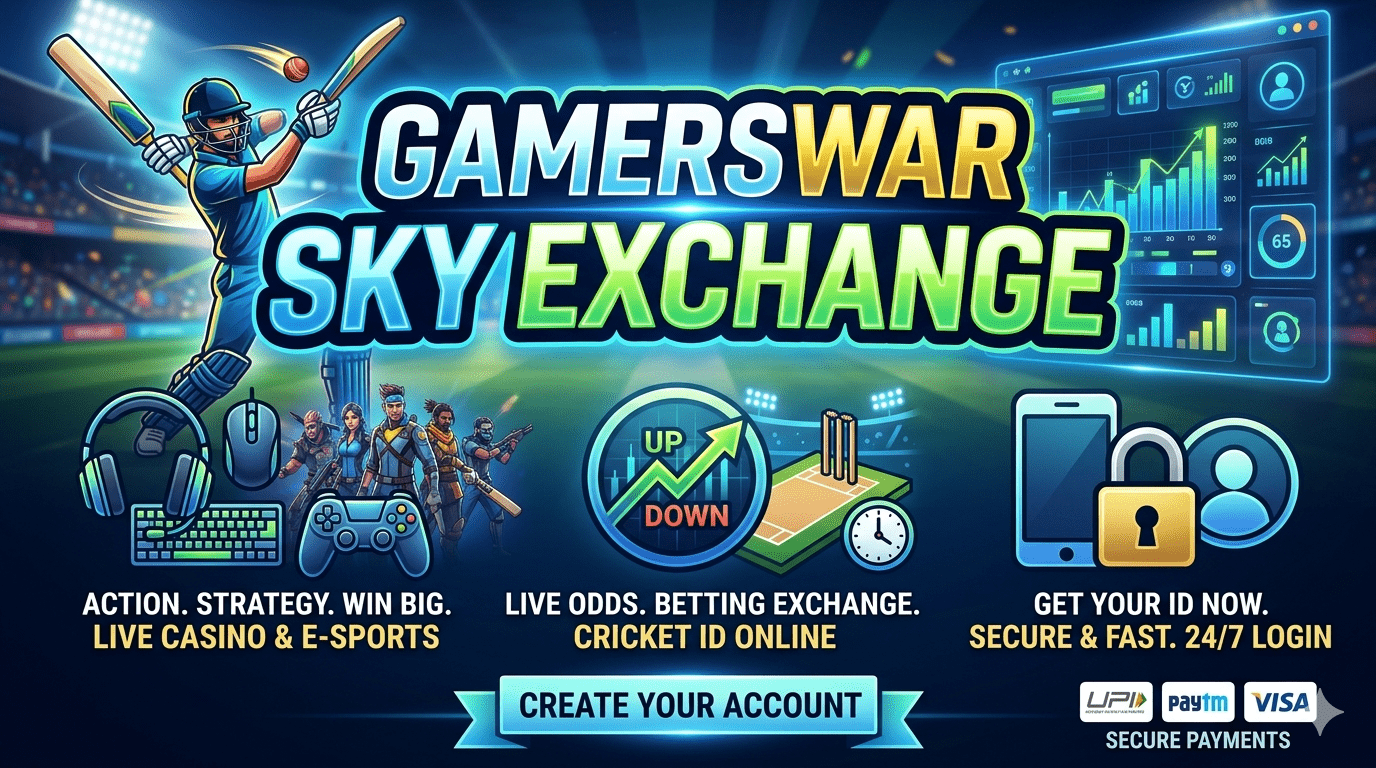 Master Gamerswar Sky Exchange! Learn how to get your cricket ID, use the login portal, and discover expert tips for winning on India's top sports exchange.