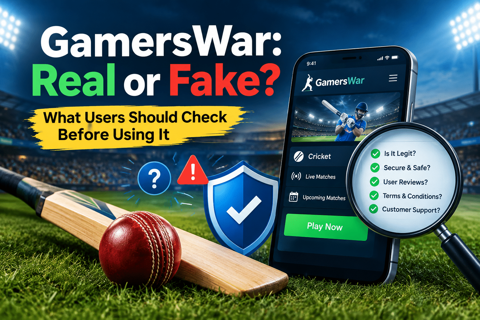 gamerswar is real or fake